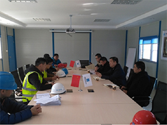 公司各在建項(xiàng)目節(jié)后復(fù)工前隱患排查工作有序開展