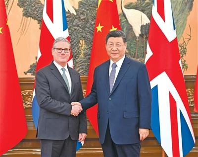 習近平會見英國首相斯塔默